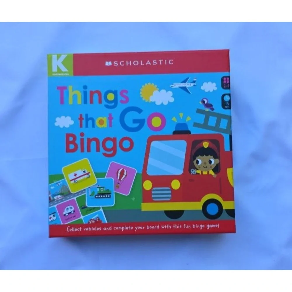 📚 Things That Go Bingo  - Find & Match the Vehicles | Preschool Learning Game